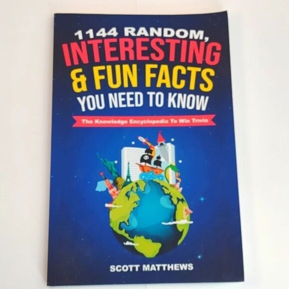 1144 Random, Interesting and Fun Facts You Need to know Book - Picture 1 of 9